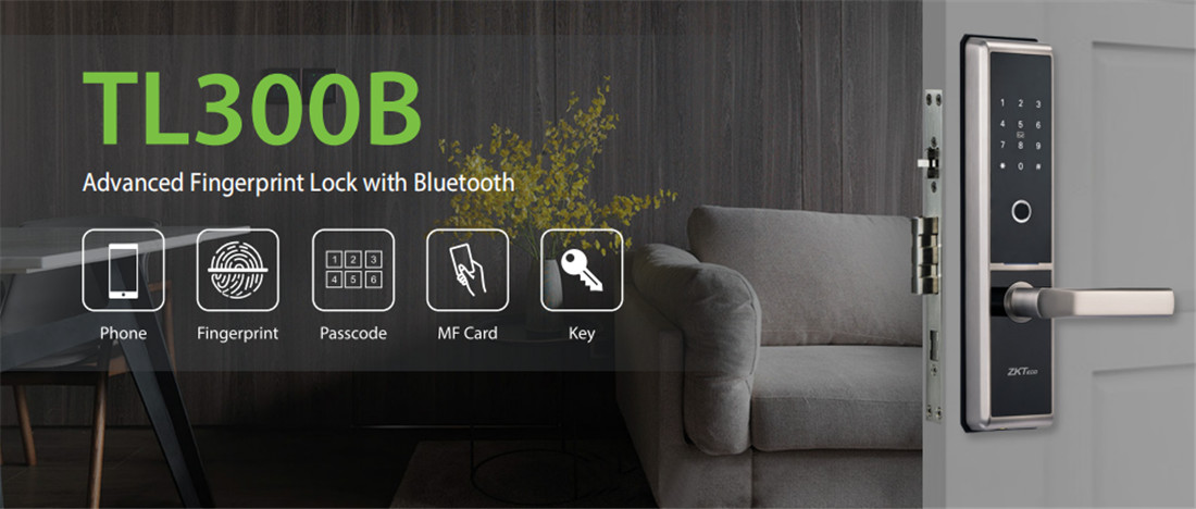 Wireless Zigbee Fingerprint Keypad Smart Lock