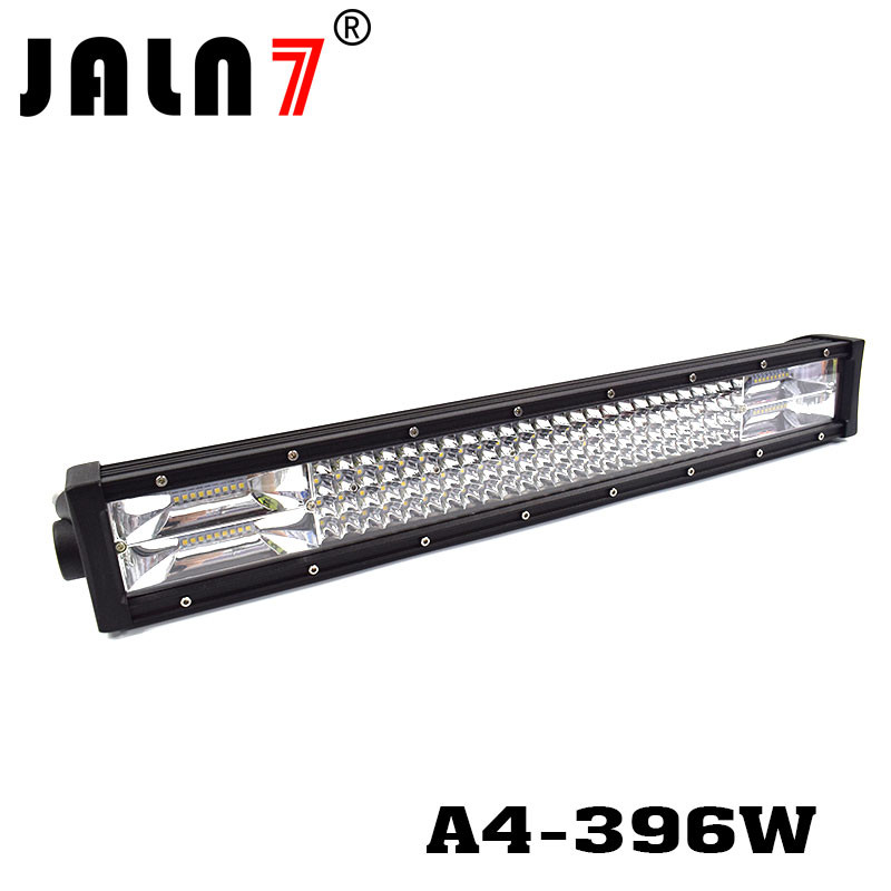 LED Light Bar JALN7 396W 4Rows Combo Beam LED Driving Lamp Super Bright Off Road Lights LED Work Light Boat Jeep