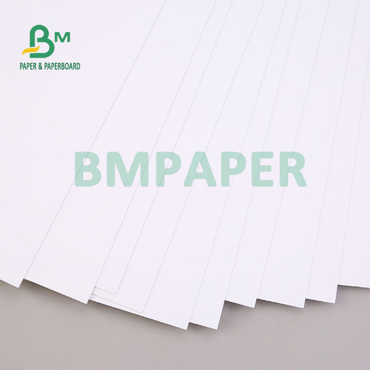 14PT 16PT Bleached White C1S FBB Card Board For Business Card 700 x 1020mm
