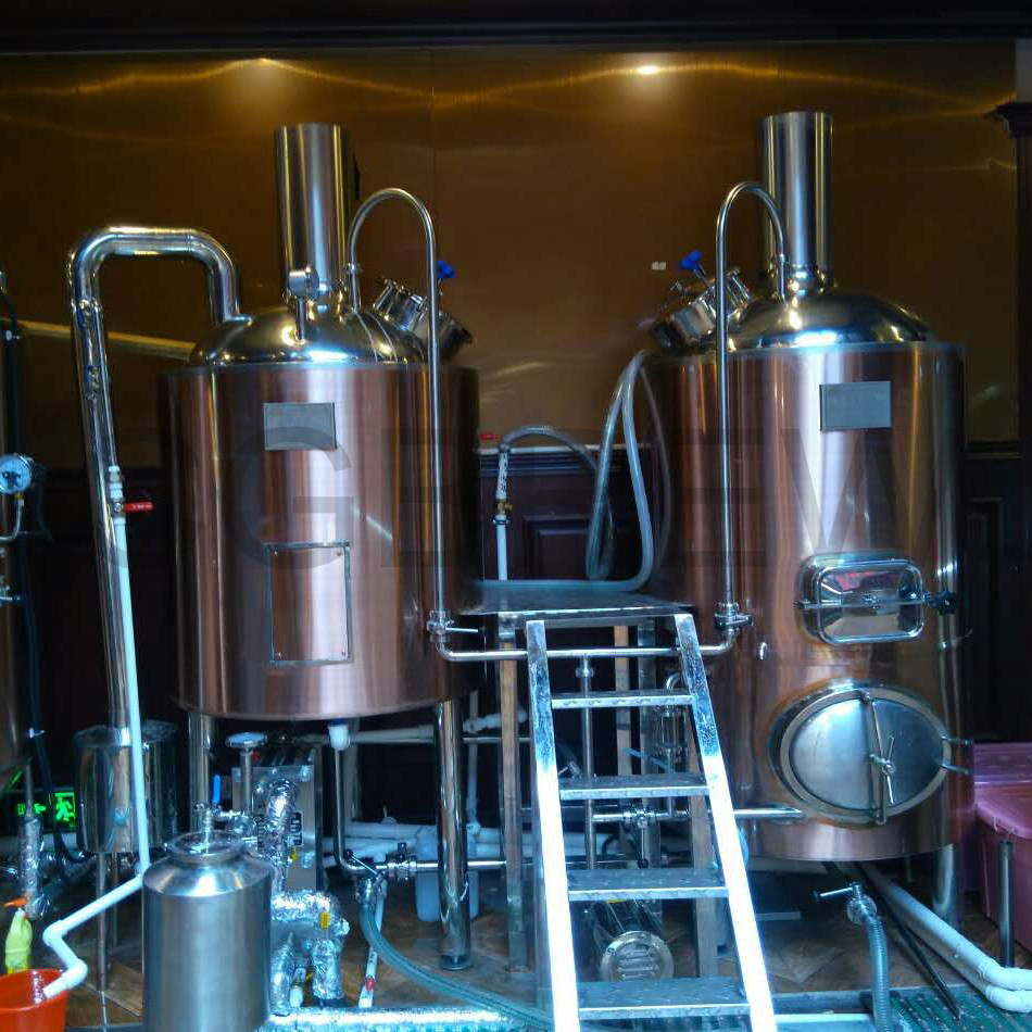 200L pilot system beer making equipment brewing two batches per day