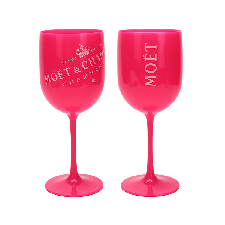 Unbreakable Branded Moet Chandon Accessories Champagne Glasses With Moet Printing