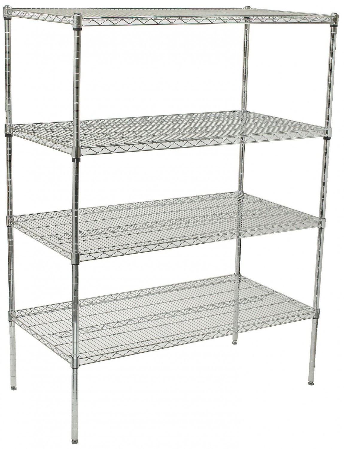 Height 1500mm ESD Storage Shelves / Handle Carts Three Layers Each Castor Capacity 70kgs