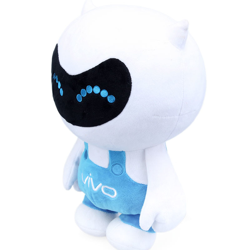 ISO9001 Certificated Vivo Corporate Mascot Plush Toy 30cm