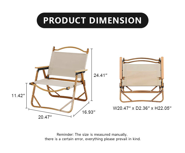 Best Backpacking lightweight folding chair Collapsible Khaki Small Aluminum