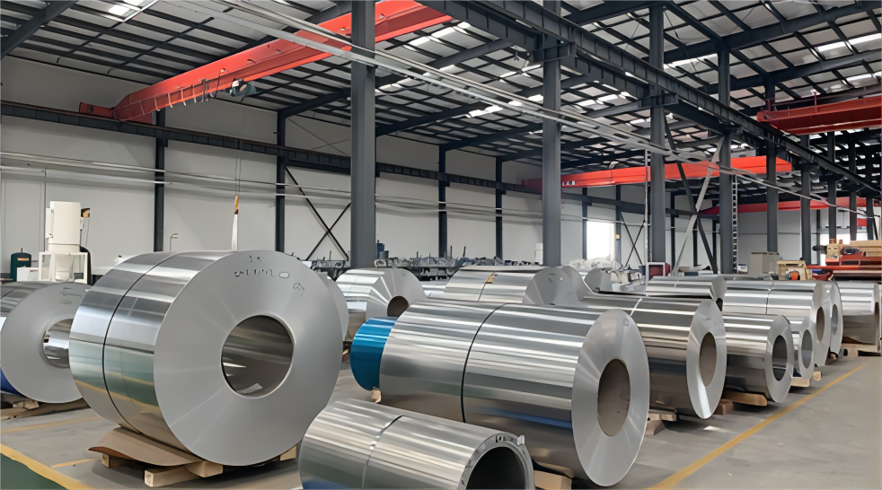 Embossed Mill Finish Aluminium Coil 5083 H112 1220mm Al - Mg Alloy Roll Customized Size