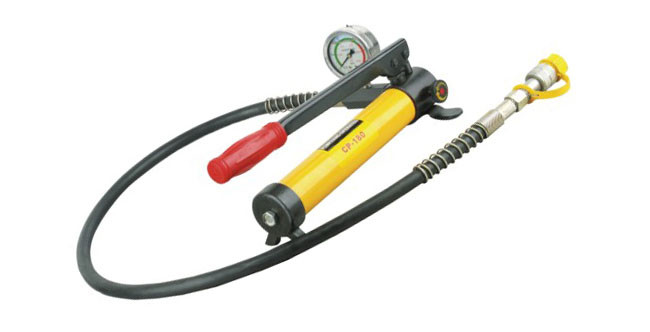 Transmission Line Tool Manual Pump with 350CC Reservoir Capacity