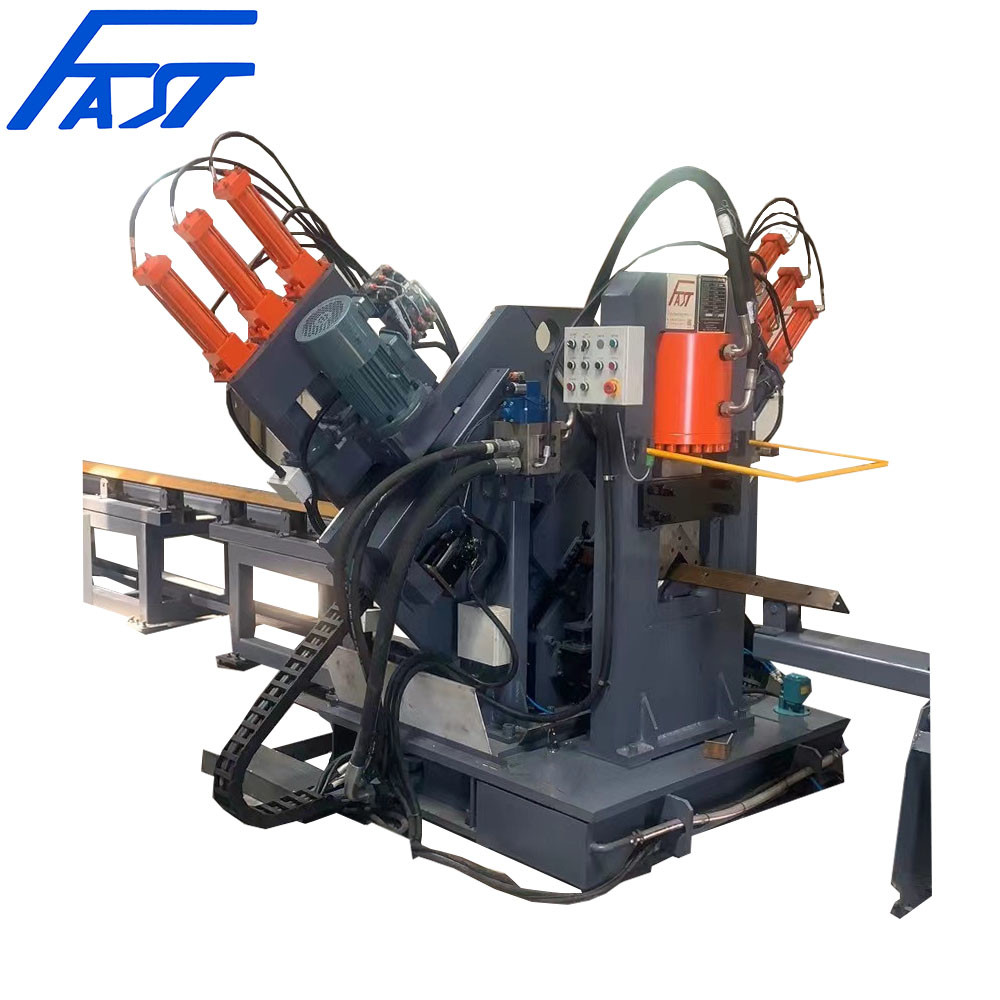 JX3635 CNC Angle Drilling, Marking And Shearing Line (HEEL UP Location Of Angle - /\)