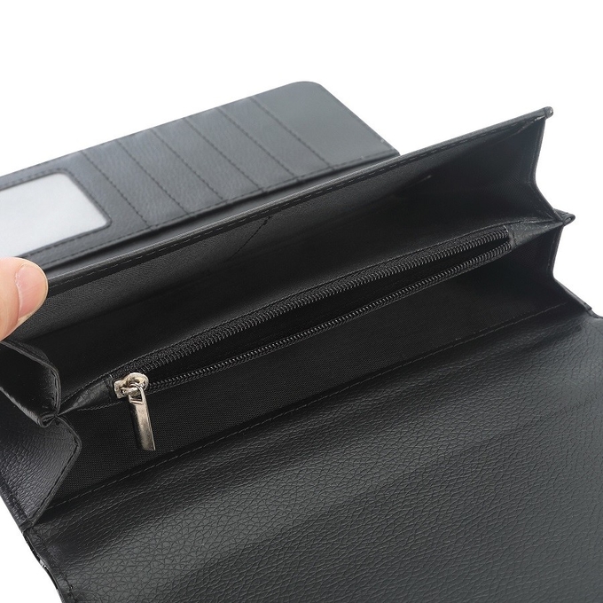DIY Custom Blank Printable Three Fold Sublimation Crocodile-Print Wallet For Man And Women
