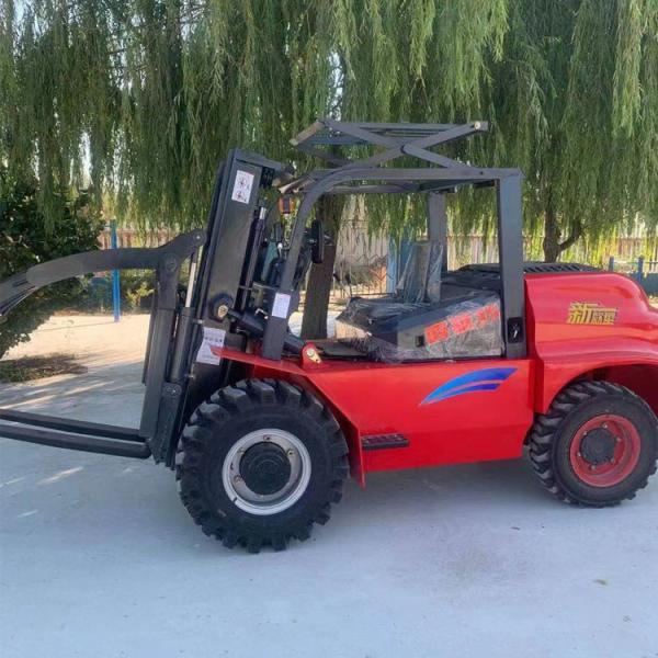 12-28km/h Four Wheel Off-Road Fork Lift All Terrian Forklift 4.5 Ton 4x4 Forklift Truck