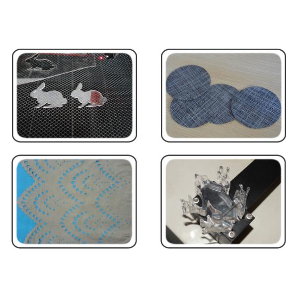 Honey Table Reci Laser Tube CO2 Laser Engraving Machine For Fabric MDF Engraving