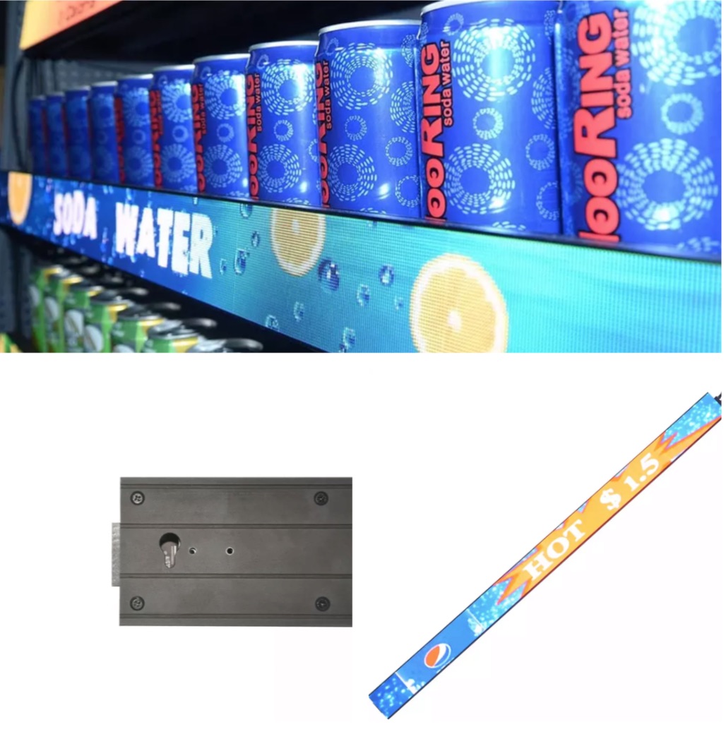 P1.25mm COB led advertising display supermarket