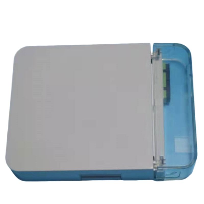 FTTX Wall Outlet Box Indoor Mini Type SC LC SX DX APC/UPC 2/4 Port Fiber Optic Terminal