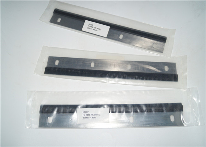 TOK Washing Up Blade Offset Printing Parts 283mm - 4 Hole Metal Material For Machine