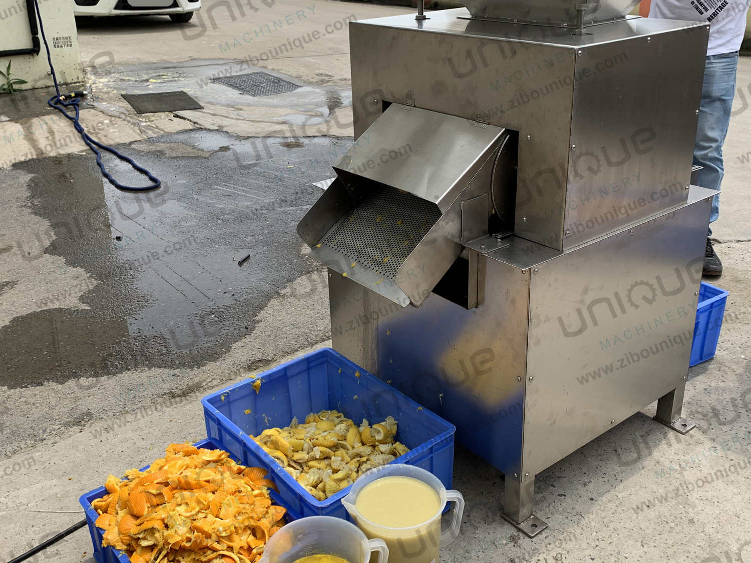 Industrial Stainless Steel 304 Juice Extractor for Fresh Citrus Lemon Orange Processing