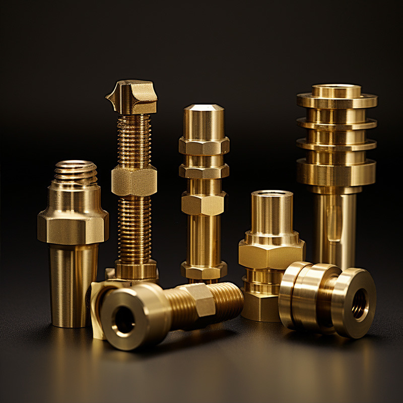 High Precision Small Parts Turning Brass Turned Components CNC Precision Machining Service