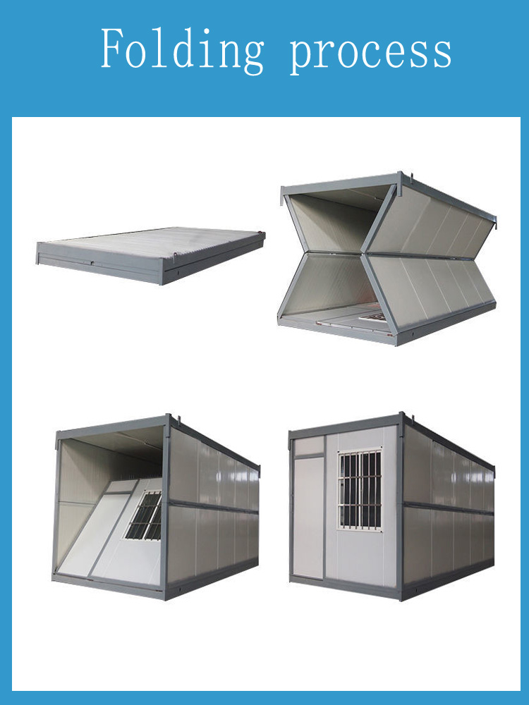20ft Folding Container Office Fast Installation ISO14001 ISO9001-2000 Certificated