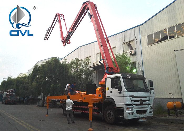 37 M Vertical new Cement Pump Truck 380HP Engine Howo 37m Concrete Pump Truck