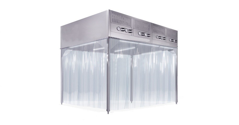 GMP Stainless Steel Laminar Flow LAF Booth Class 100 Clean Class Pharma 50Hz