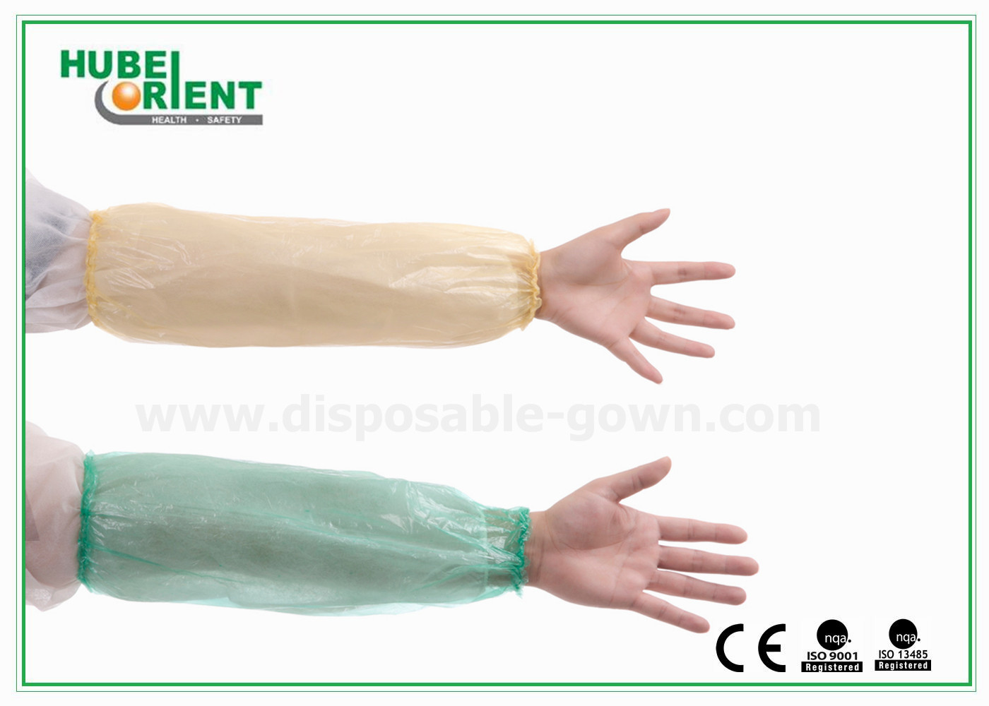 Non Irritating Disposable PE Plastic Oversleeves