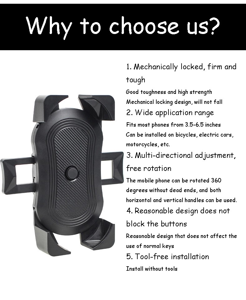 Fall Proof Mountain Bike Phone Holder