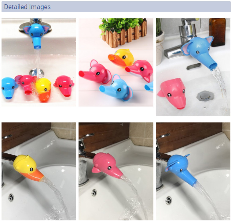 ROHS Child Faucet Extender BY18DWXSQ01 Non-toxic Materials 00% inspection