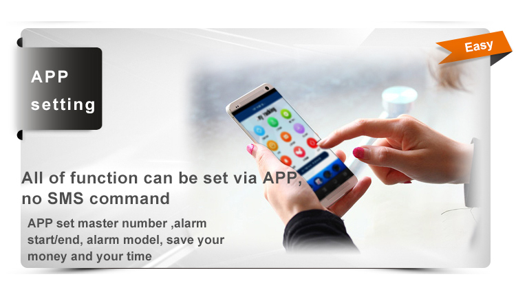 antitheft smart door alarm GSM tracker with vibration sensor alarm RF-V13