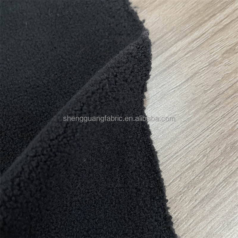100% Polyester Polar Fleece Fabric Super Soft Knit Double Side Brushed Anti Pilling