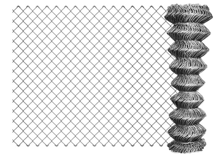 Smooth Surface Chain Link Fencing Rolls With 1 Inch Mesh Corrosion Resisting