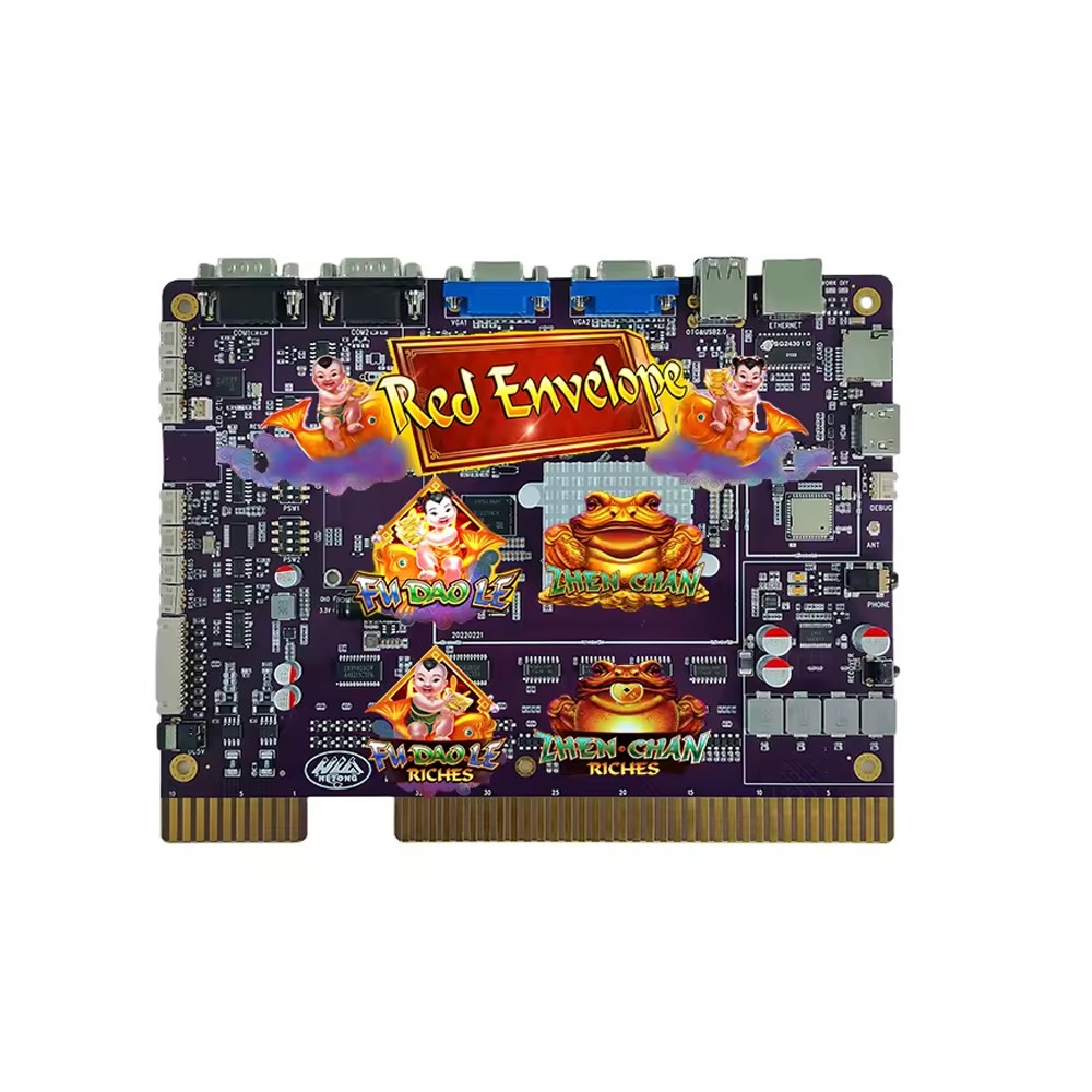 Multiple Skill Game Pcb Board Red Envelope 4in1 For Arcade Machine