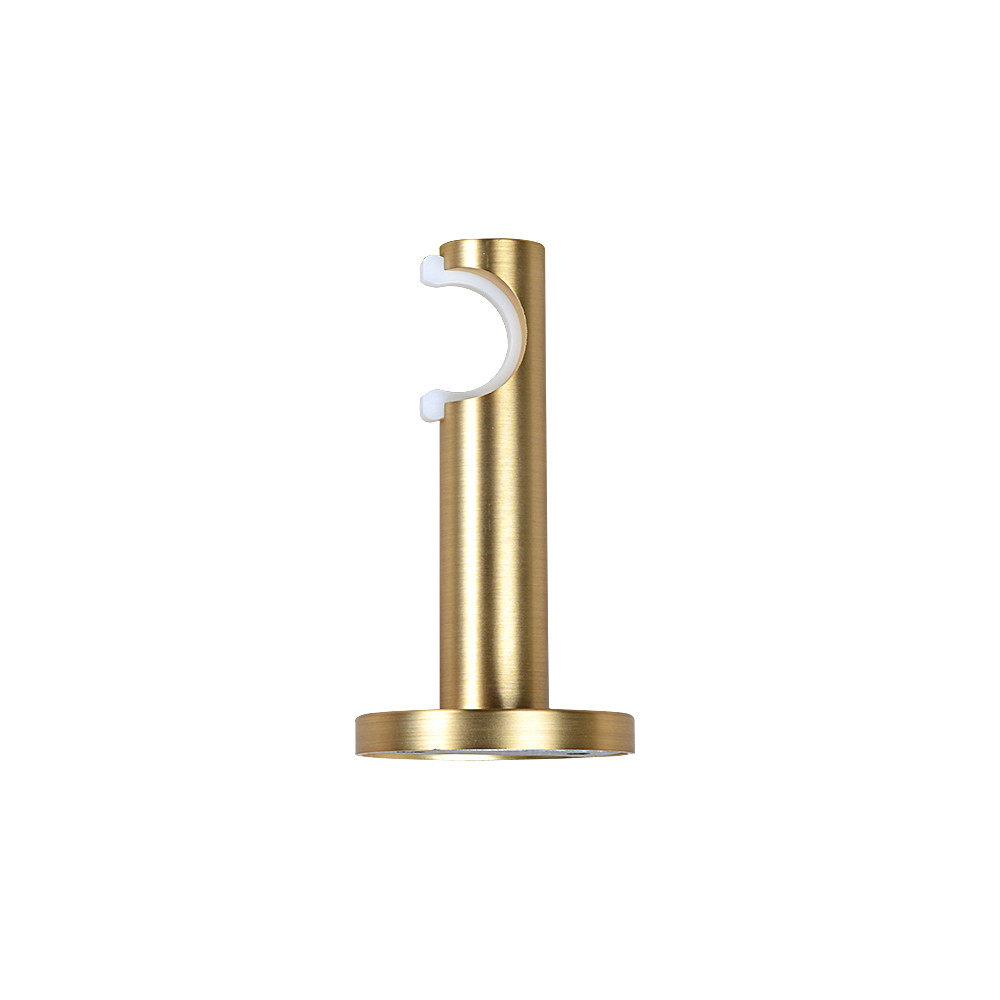 Diameter 22 mm Metal Curtain Pipe Accessories Gold Shower Curtain Rod Set For Living Room