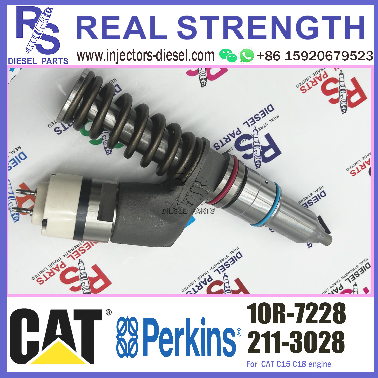 211-3028 Construction Machinery Spare Parts 211-0565 10R-7228 Cat C18 Injectors
