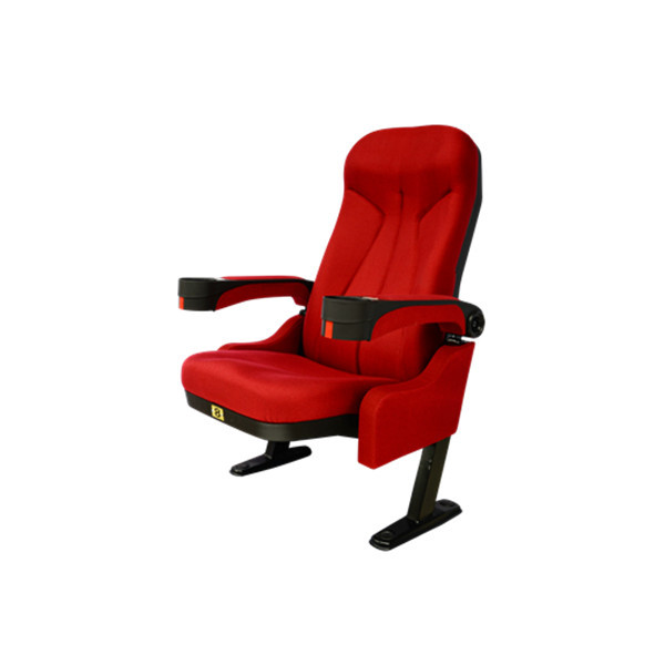 0.16CBM/PCS Fixed Theater Seating / Cinema Hall Seating With Cold Roll Steel Leg