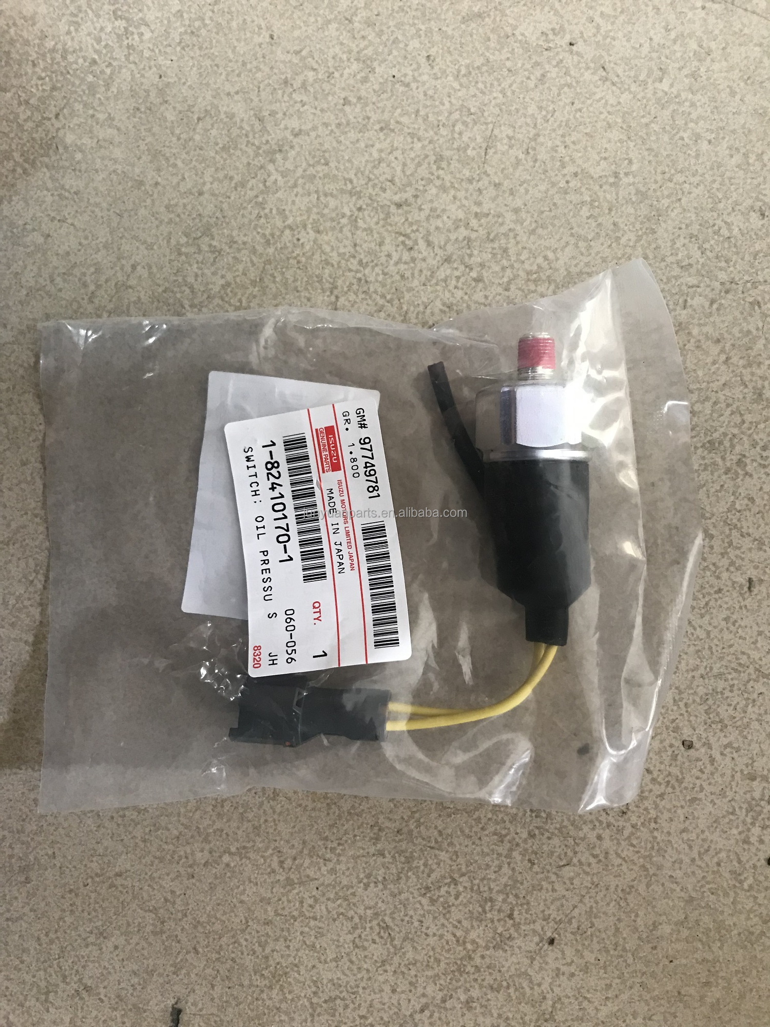 OEM Support 6BG1 ZAX200 4HK1 Diesel Engine Oil Pressure Sensor 1824101701 1-82410170-1
