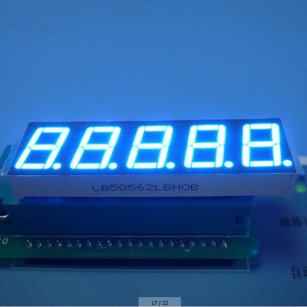 High bright Red 0.56inch 5-Digit 7 Segment LED Display Common Anode for Process Control
