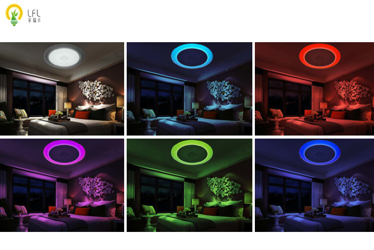 36W / 48W Enjoy Series Smart LED Bulb With Ring Music / Double Bluetooth Speaker