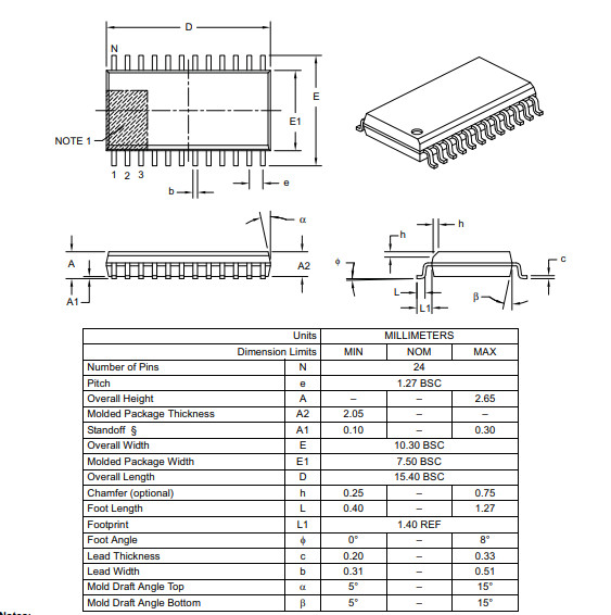 TC500A TC510 TC514 TC510COG Analog Front End IC With Dual Slope ADC IC