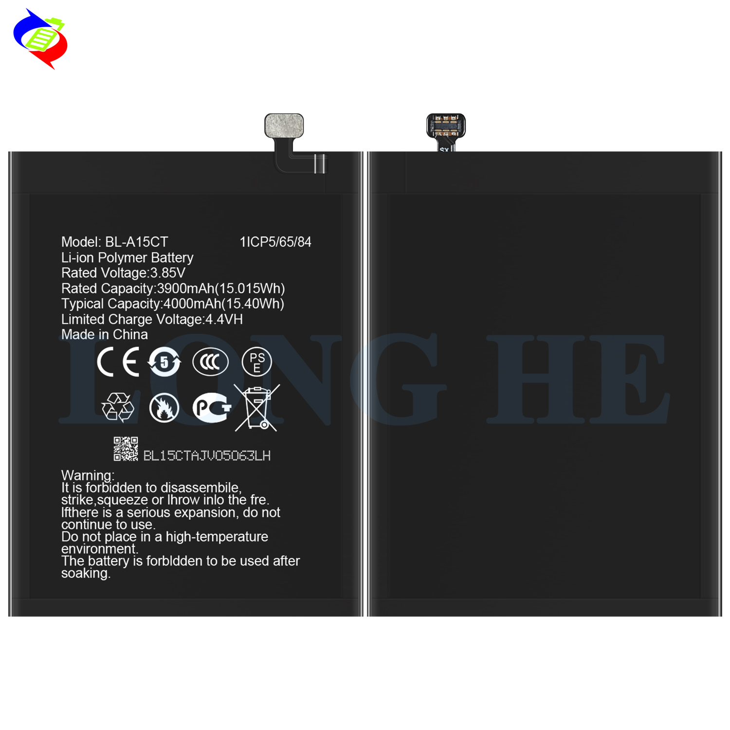 Mobile Phone RECHARGABLE Li-ion Polymer Battery BL-A15CT for GM 20 5000mAh 3.85V