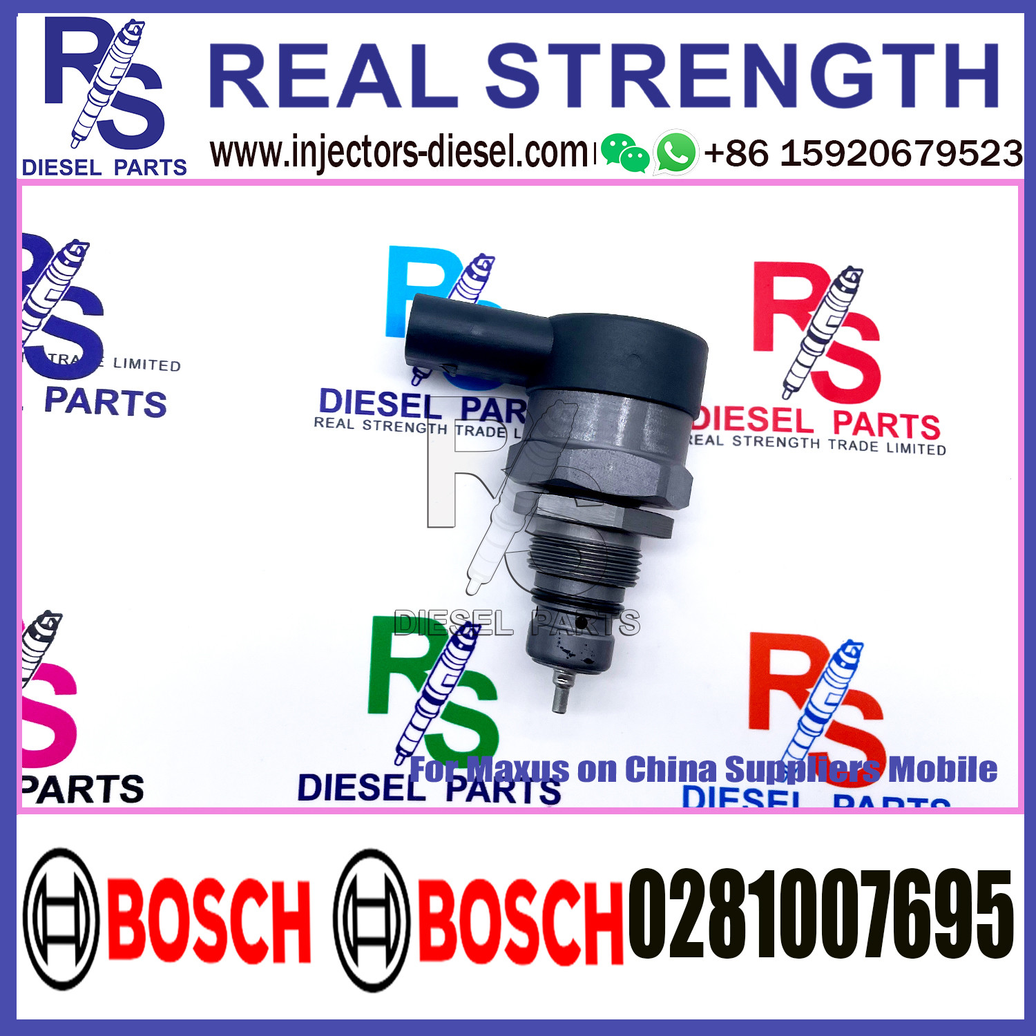 BOSCH Control Valve 0281007695 DRV Regulator Solenoid 0281007695 Applicable to Maxus on China Suppliers Mobile