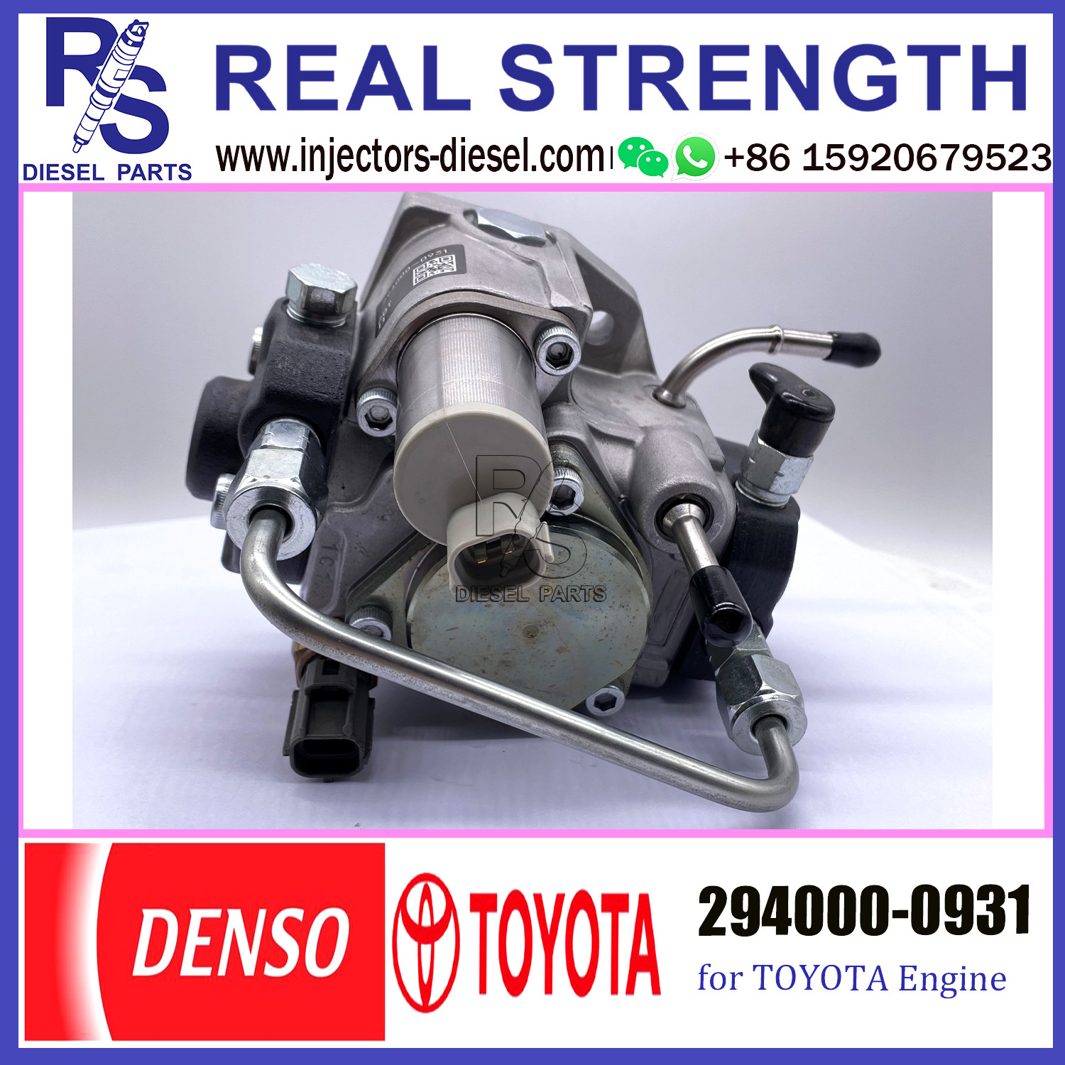 DENSO HP3 Common Rail Diesel Pump 294000-0931 22100-30110 For Toyota Engine