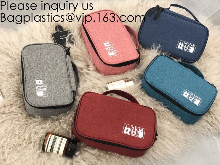 PU Cosmetic Bag Custom Canvas Luxury Makeup Cosmetic Bag Polyester Makeup Bag,Metal Zipper Blank Canvas Cotton Makeup Co