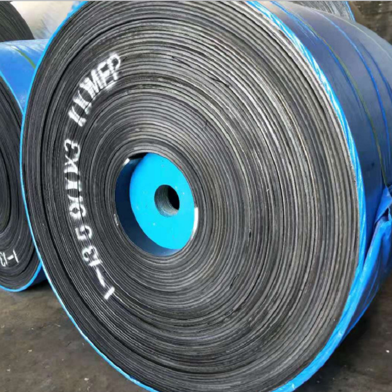 8mm Thick Black Heat Resistant Conveyor Belt ST2000