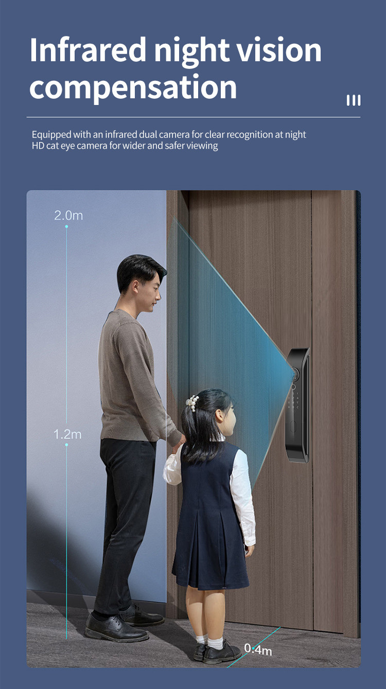 TH-X7 3D Face Smart Door Lock