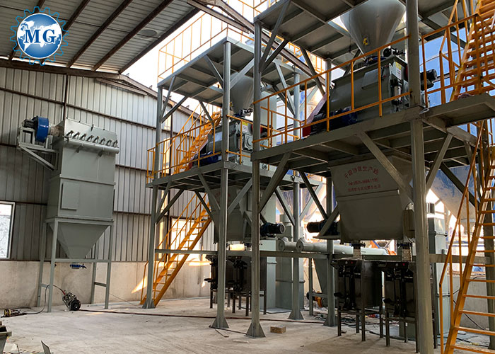 Ceramic tile adhesive mixing plant