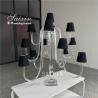 Buy cheap Beautiful 13 arms crystal lamp stand for wedding centerpieces from wholesalers