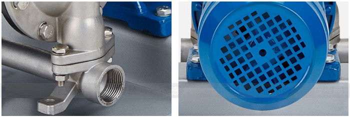 Stainless Steel Pneumatic Diaphragm Pump for Waste Water Transfer in Boat Port DN25