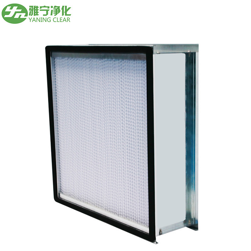 Aluminum Frame H13 H14 U15 U16 U17 Deep Pleat Hepa Filter