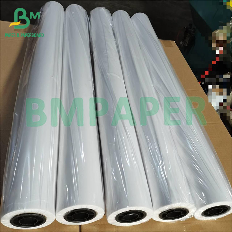 73gsm 610mm*50m White  Good Printing Tracing Paper Translucent Rolls Packing