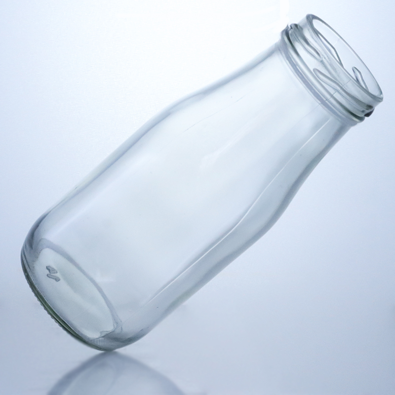 250ml Glass Food Jar for Milk Juice Sealing Type SCREW CAP Body Material Glass