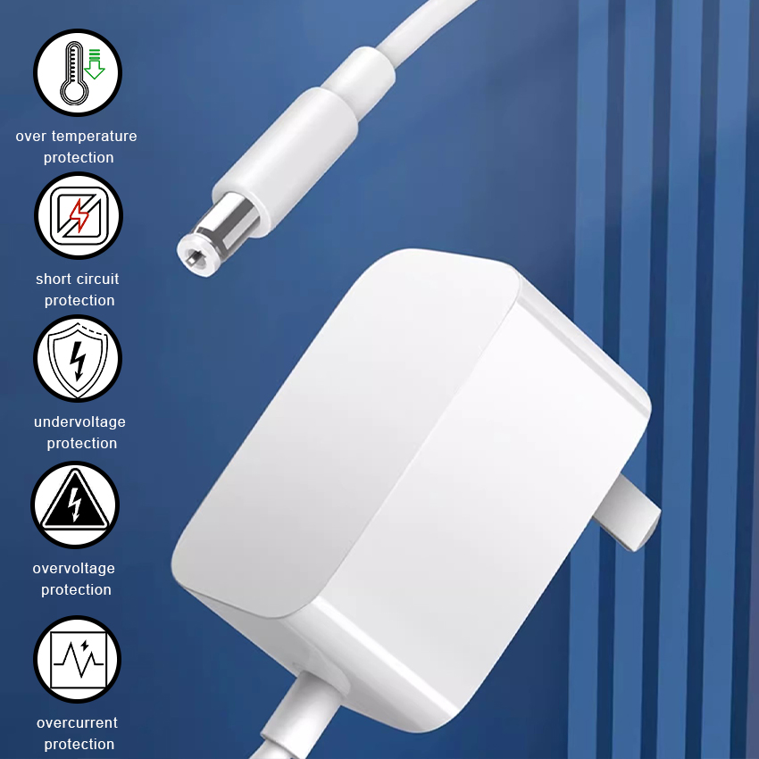 Universal US UK EU AU Plug 12V Power Supply Adapter 2.1MM Jack For CCTV Security System