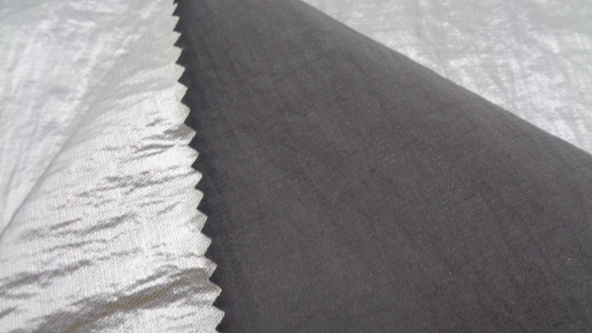 48% Rayon 16% Nylon 36% Polyester Winter Jacket Fabric PU Coated